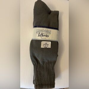 Jefferies Uniform Socks, Size 10-13, New, Folliage Green